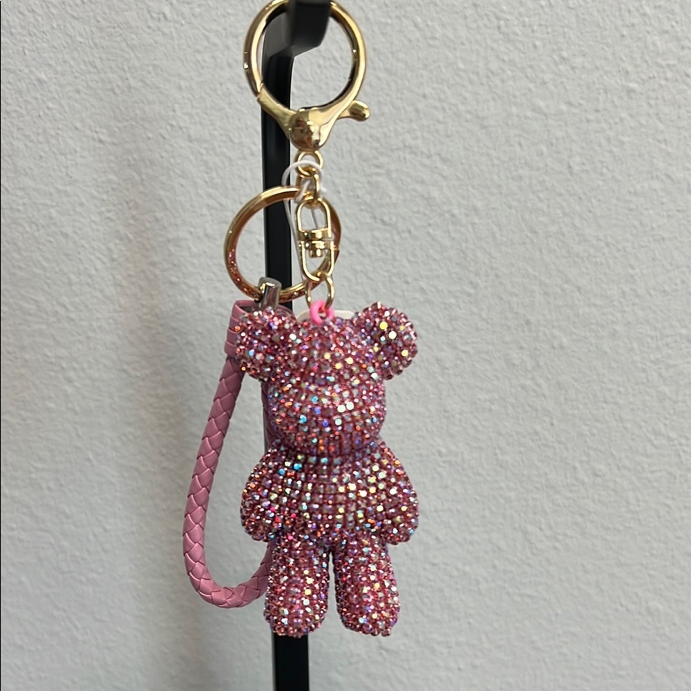Pink Glitter Bear Bag Charm ✨💖 - Picture 4 of 6